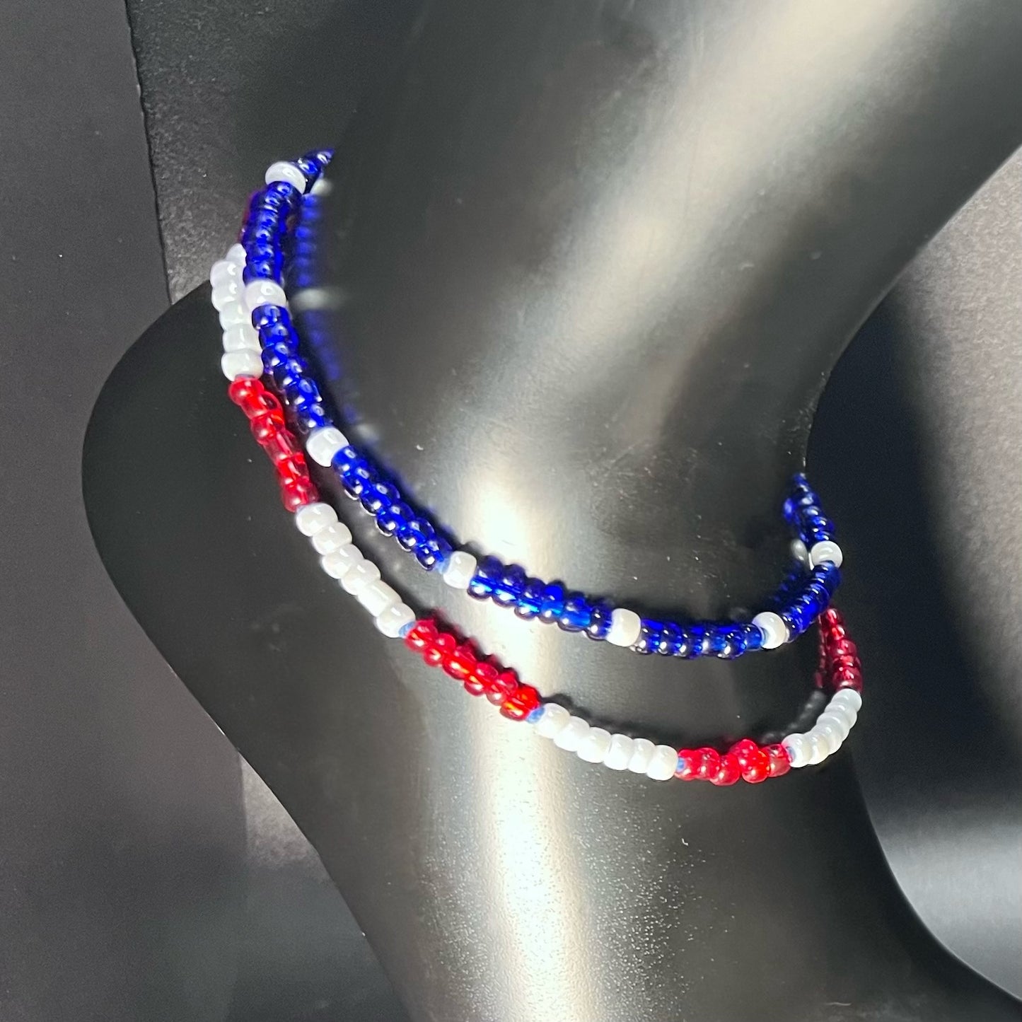 Everyday Patriotism Anklet (double layer)