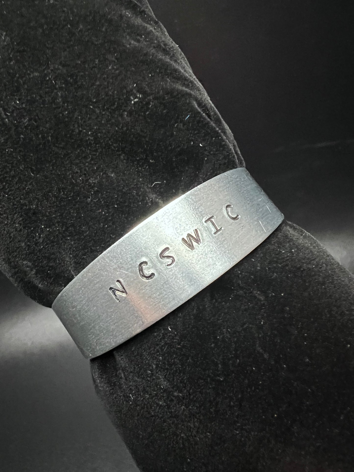 Cuff Bracelet- handstamped