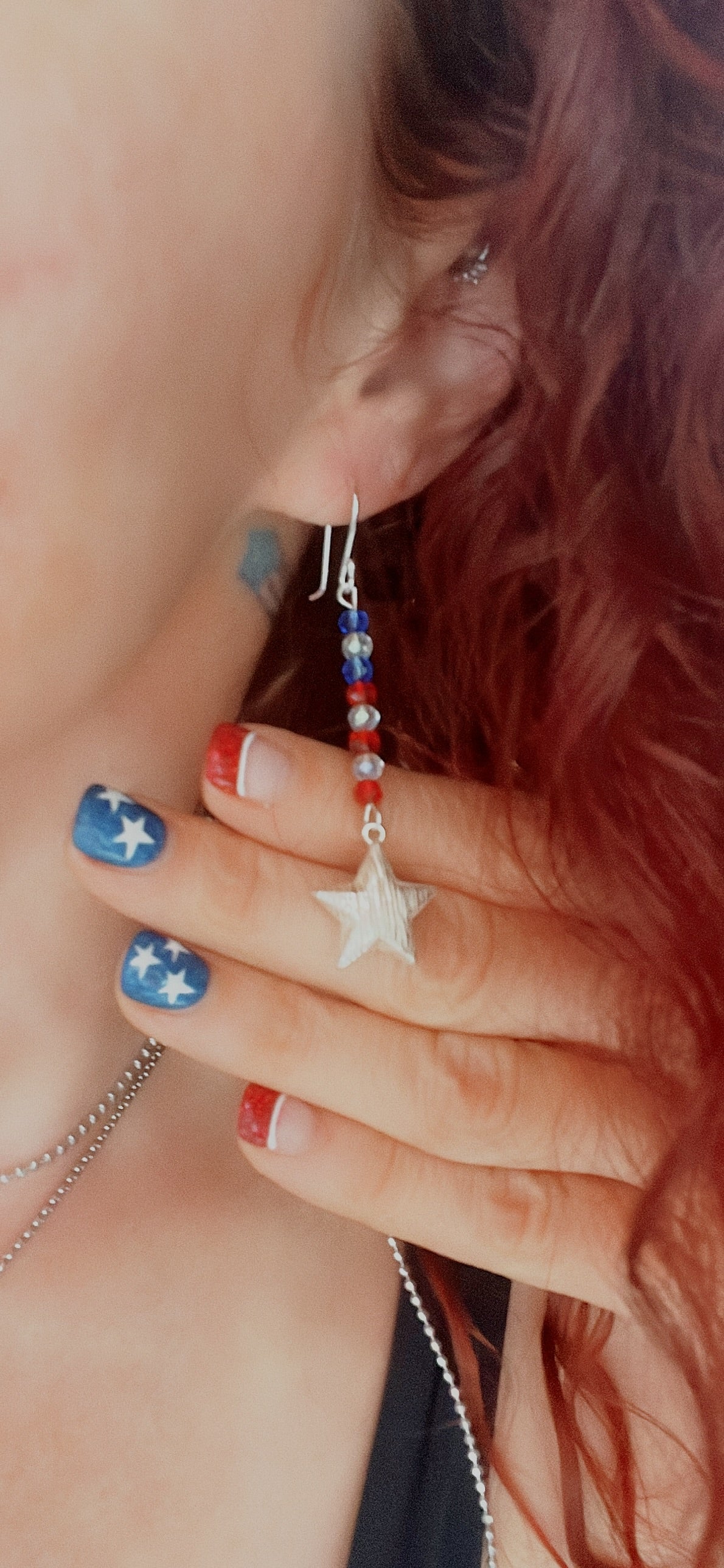 Oh my stars sterling silver /w crystal beads