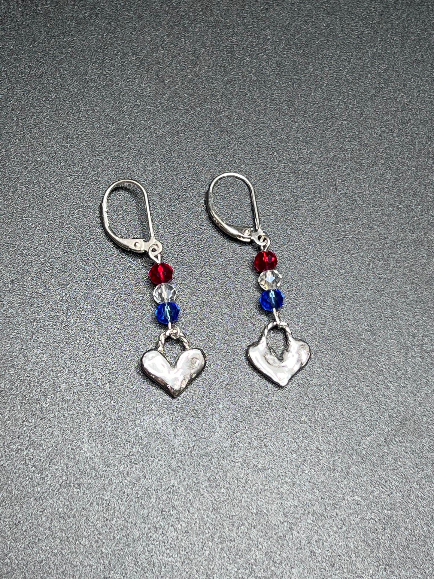 For the love of Country Sterling Silver w/crystal beads