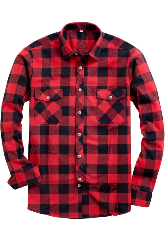 Red & Black Customized Flannel