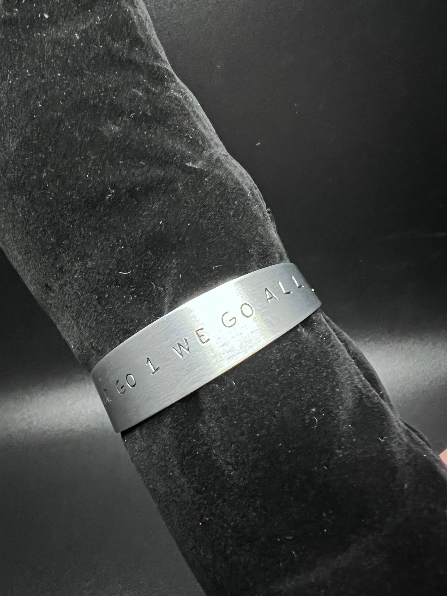 Cuff Bracelet- handstamped