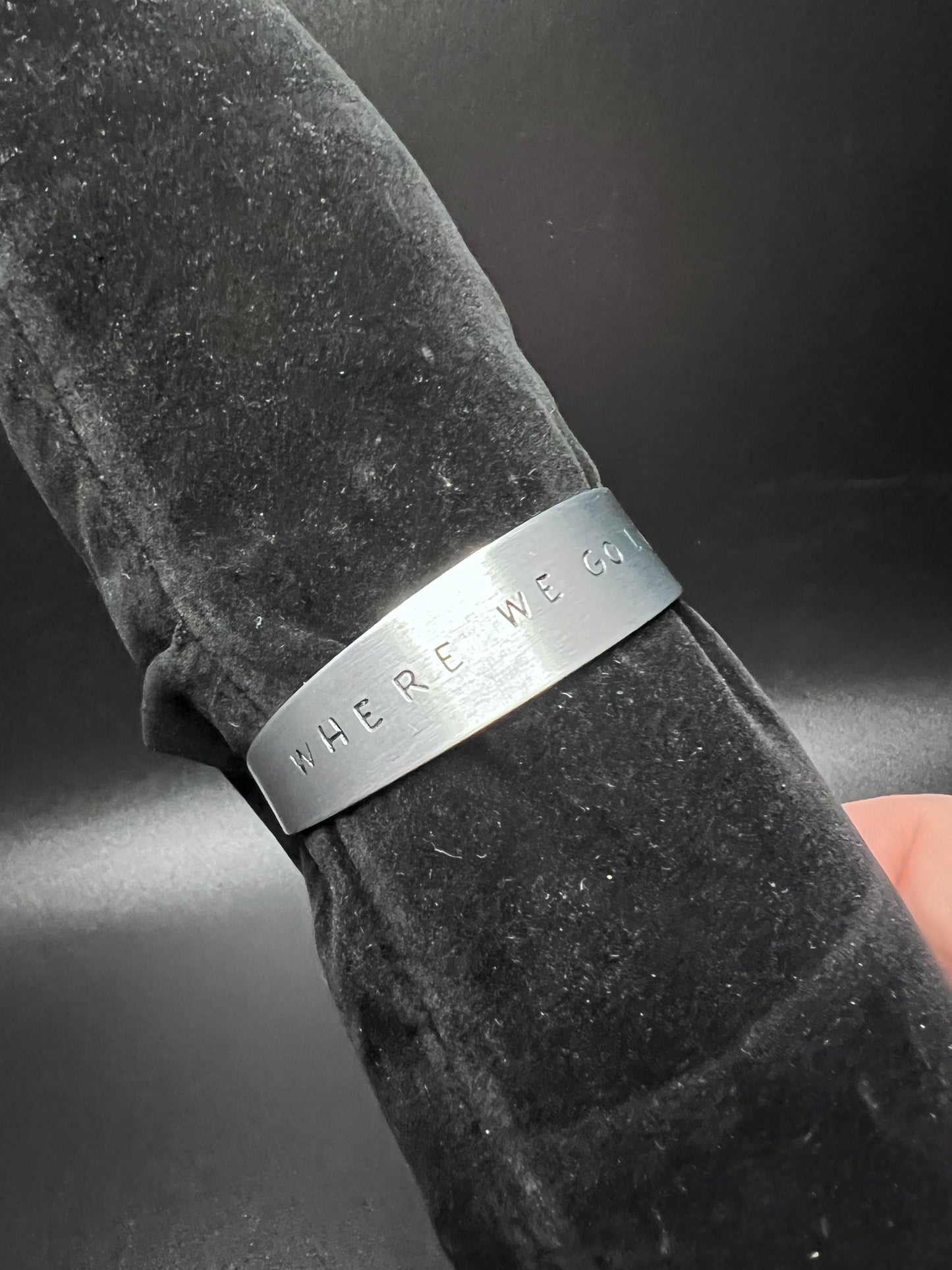 Cuff Bracelet- handstamped