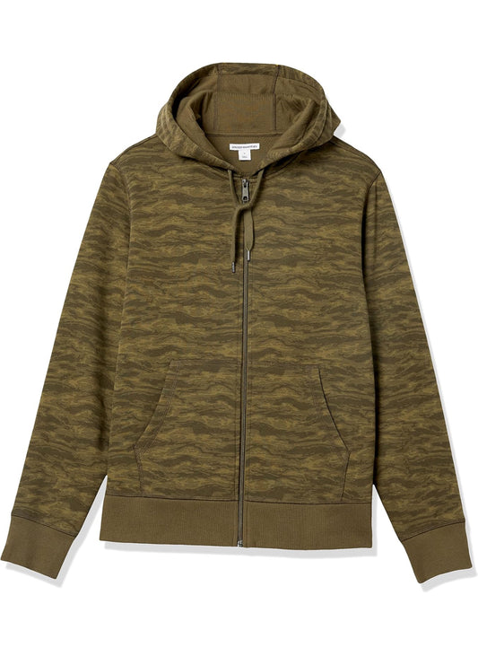 Camouflage customized Zip Front Hoodie