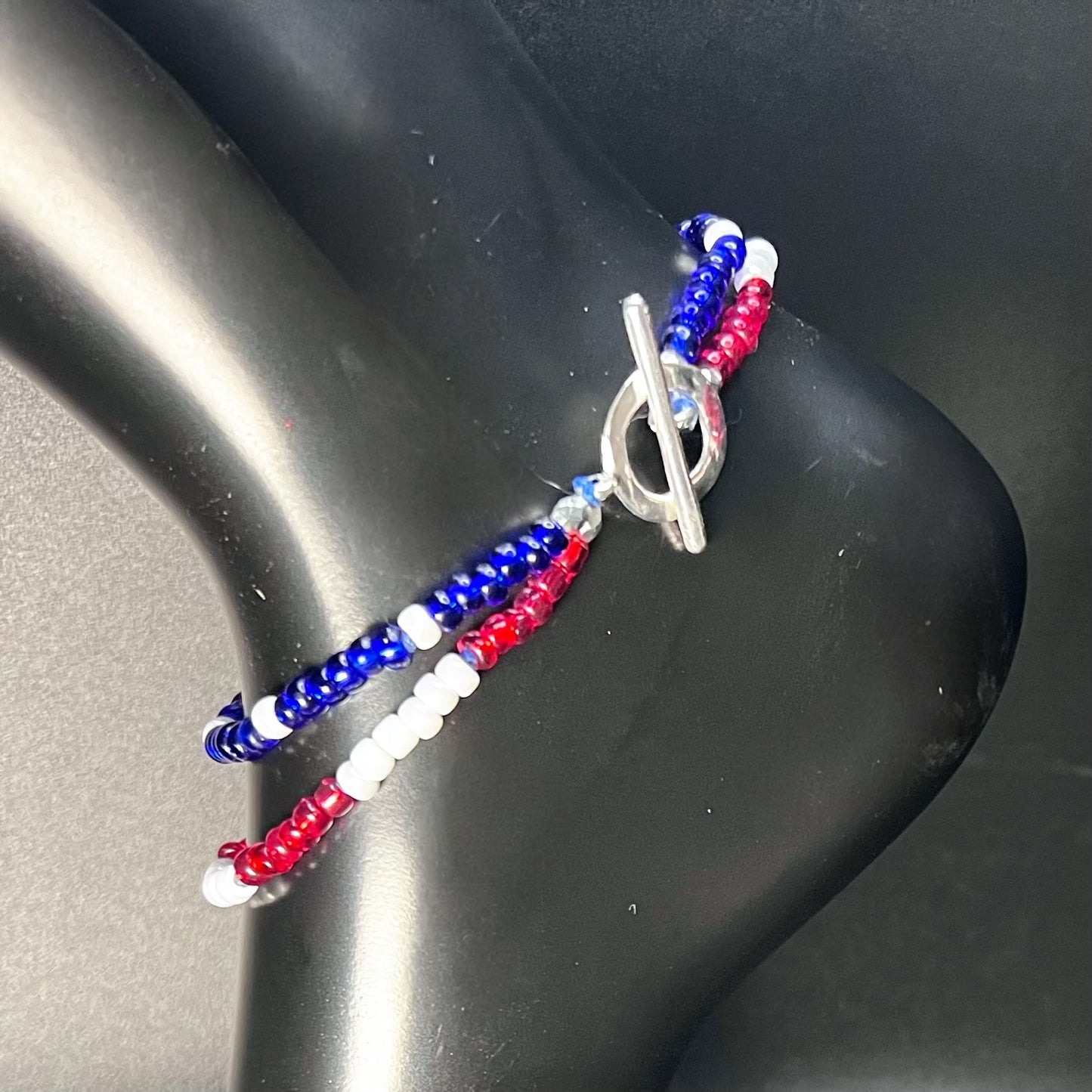 Everyday Patriotism Anklet (double layer)